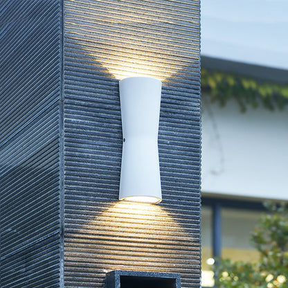 Moderne dubbele LED-buitenmuurlamp