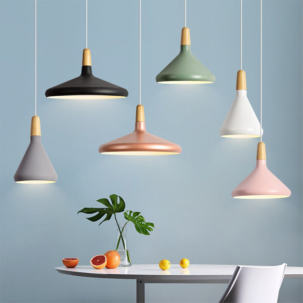 Macaron Houten Hanglamp