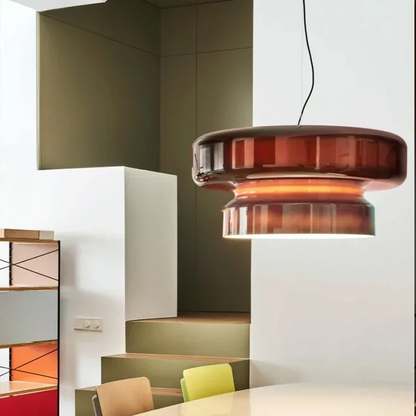 Ontwerper glazen hanglamp