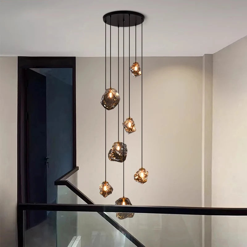 Moderne LED-trap kroonluchter