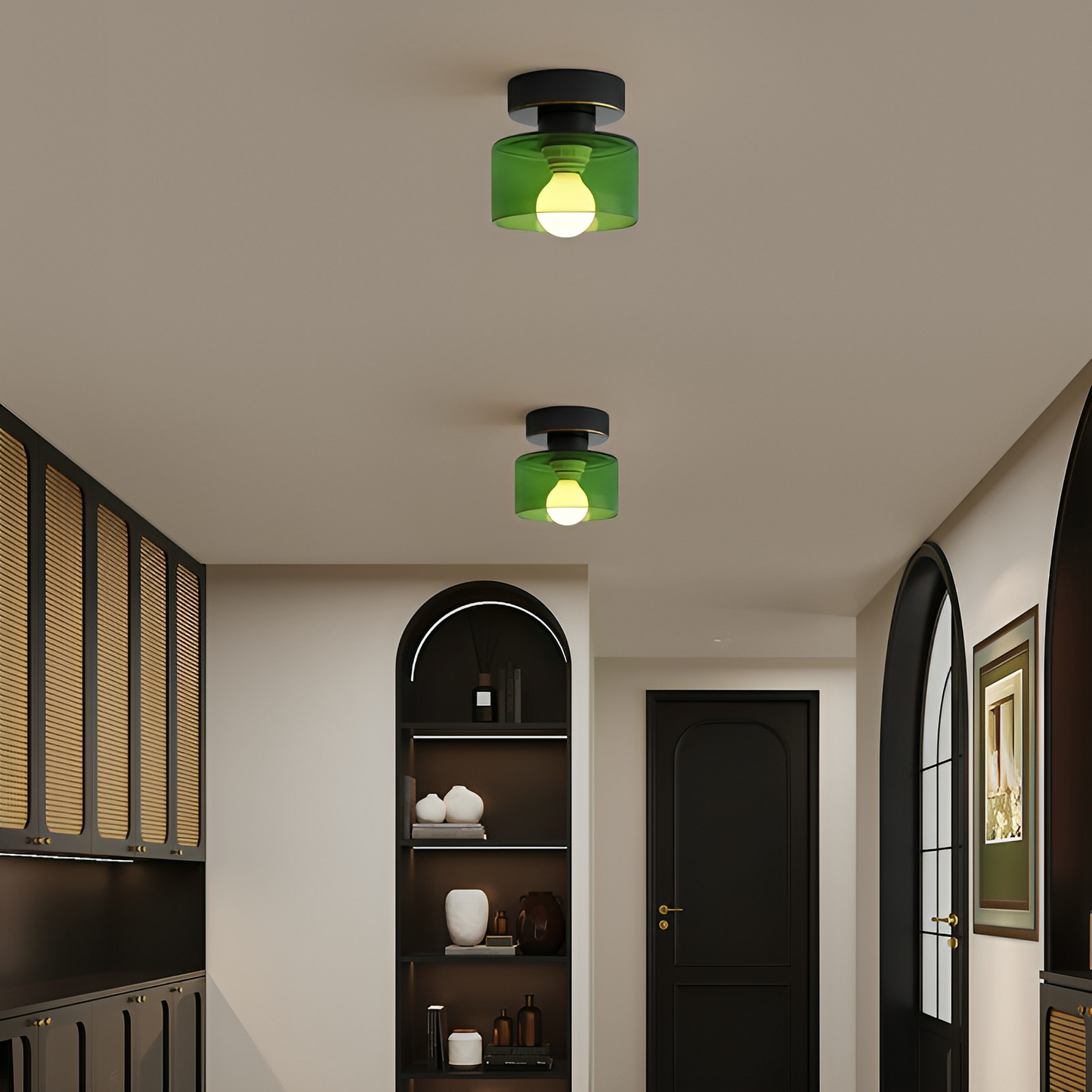 Moderne plafondspot Bauhaus ontwerp