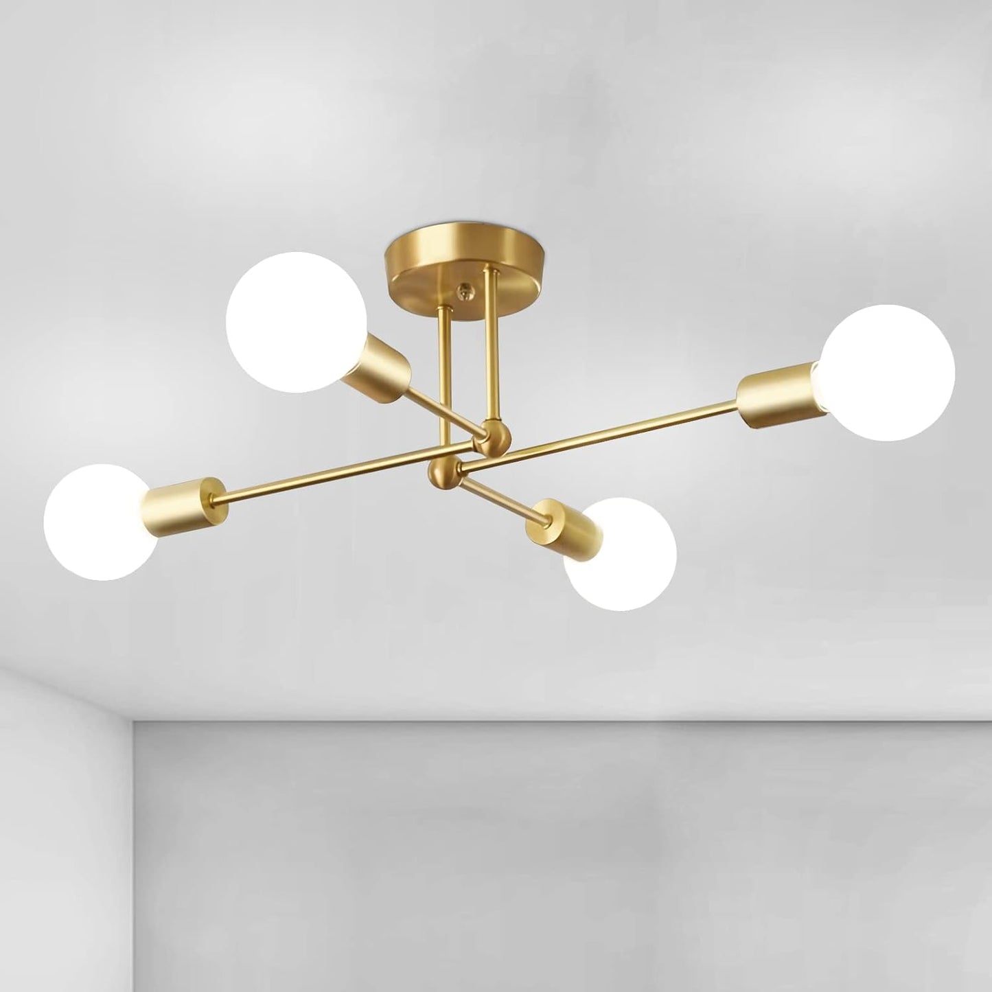 Gouden Cluster IJzeren Plafondlamp