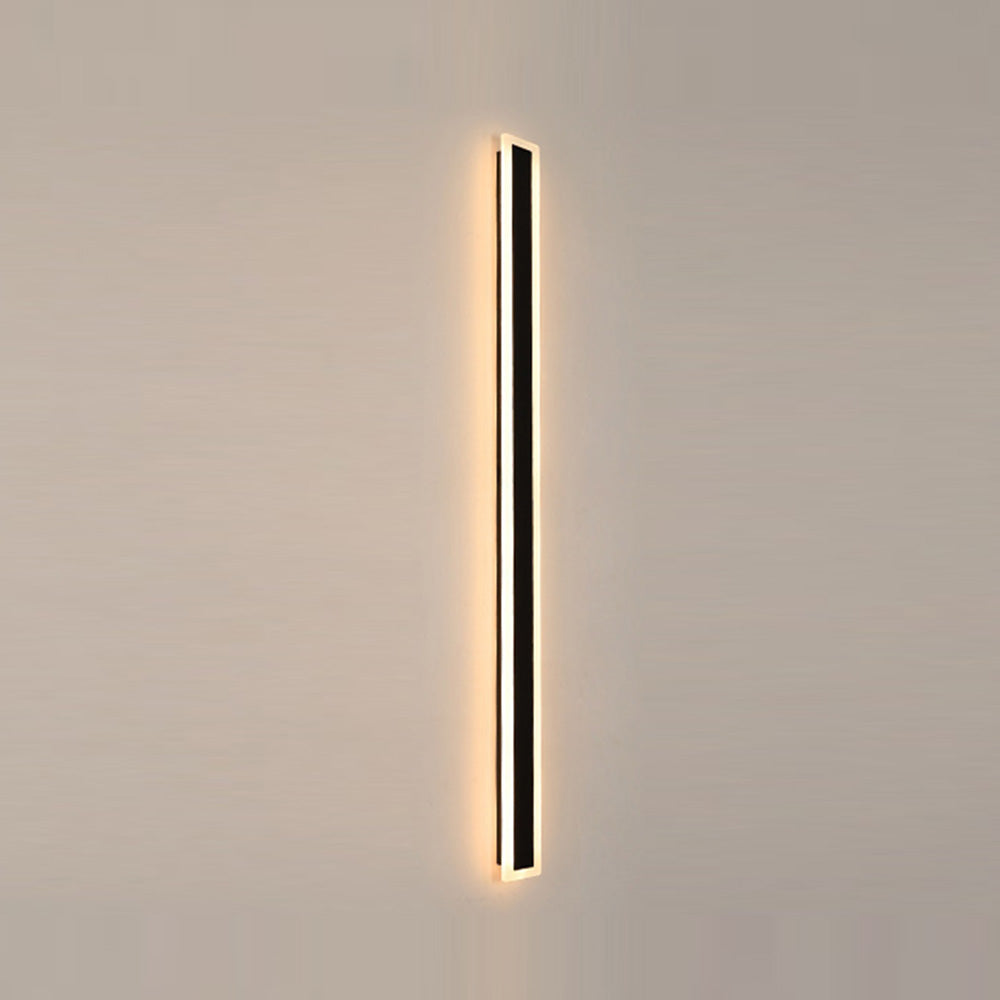 Zwarte moderne LED buitenmuurlamp IP65