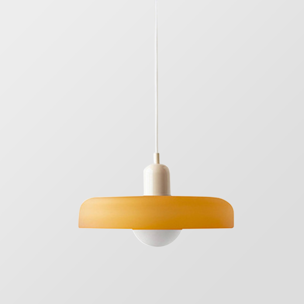 Kleurrijke Bauhaus glazen hanglamp
