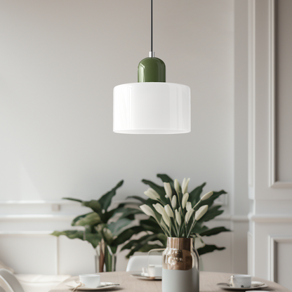 Slanke glazen hanglamp