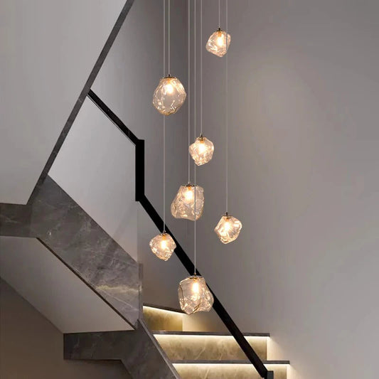 Moderne LED-trap kroonluchter