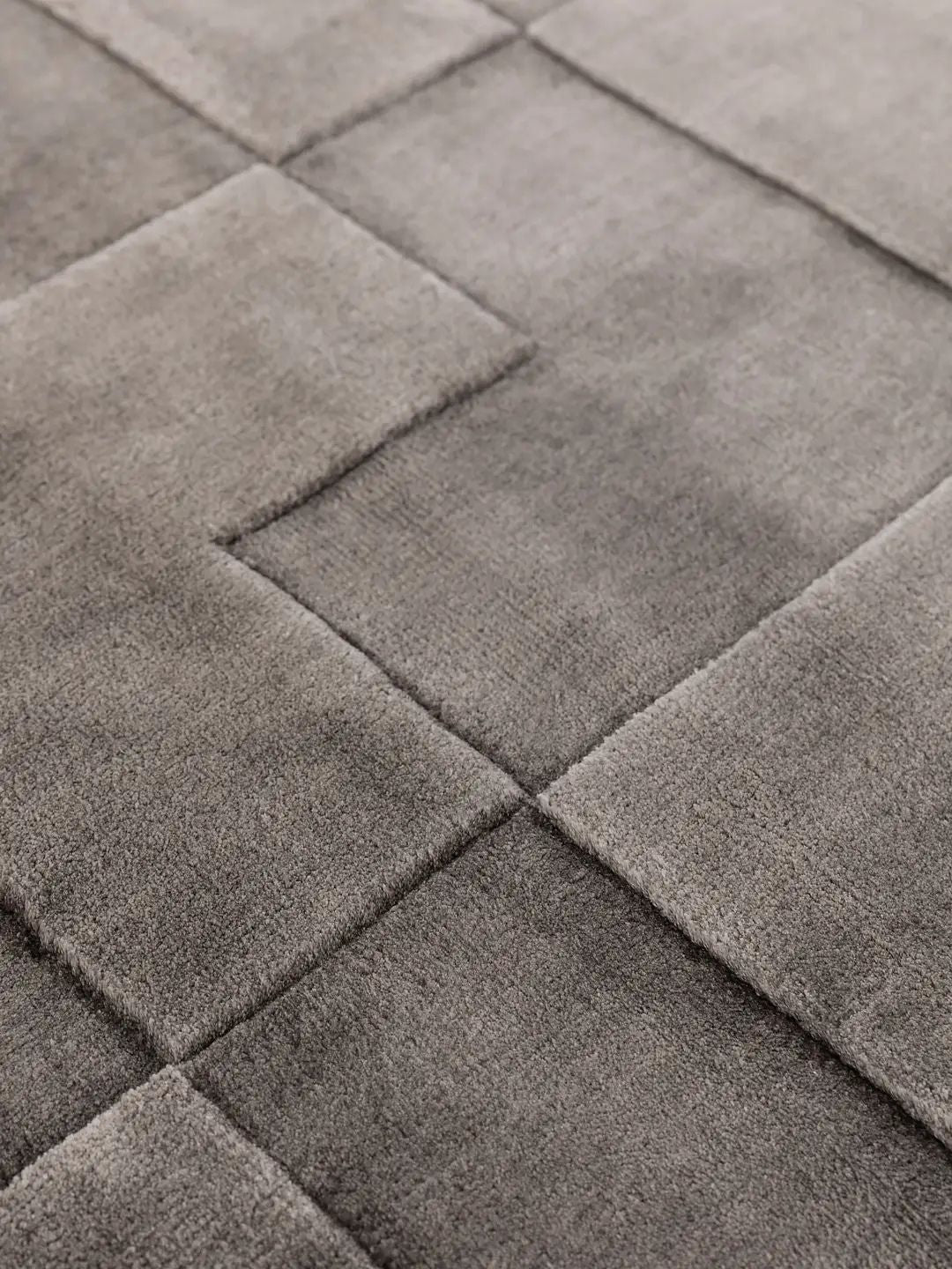 Bruin lyocell vloerkleed voor de woonkamer