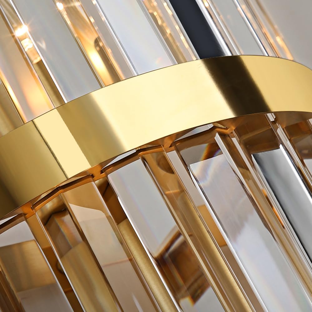 Luxe wandlamp van roestvrij staal