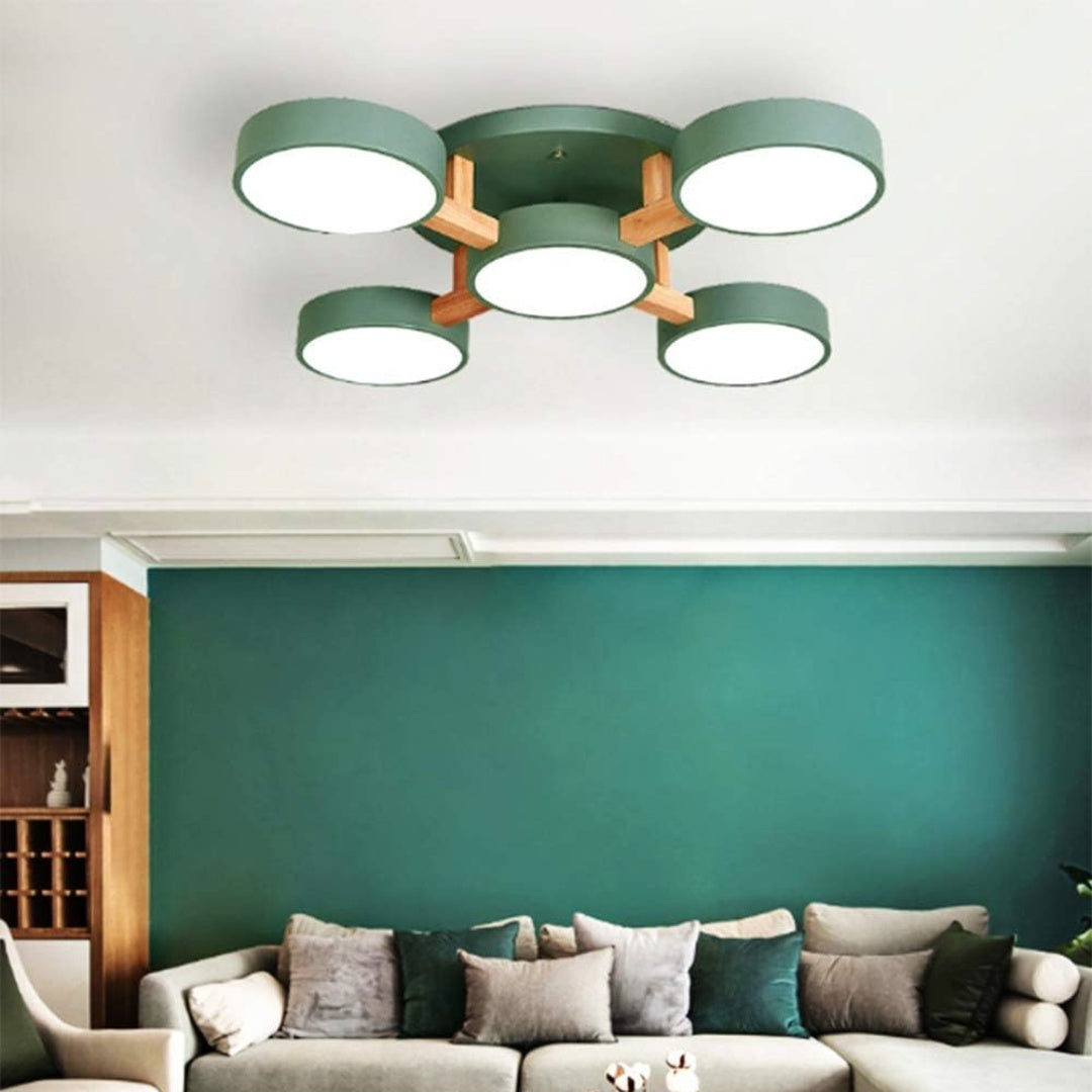 Moderne vlakke slaapkamerlamp