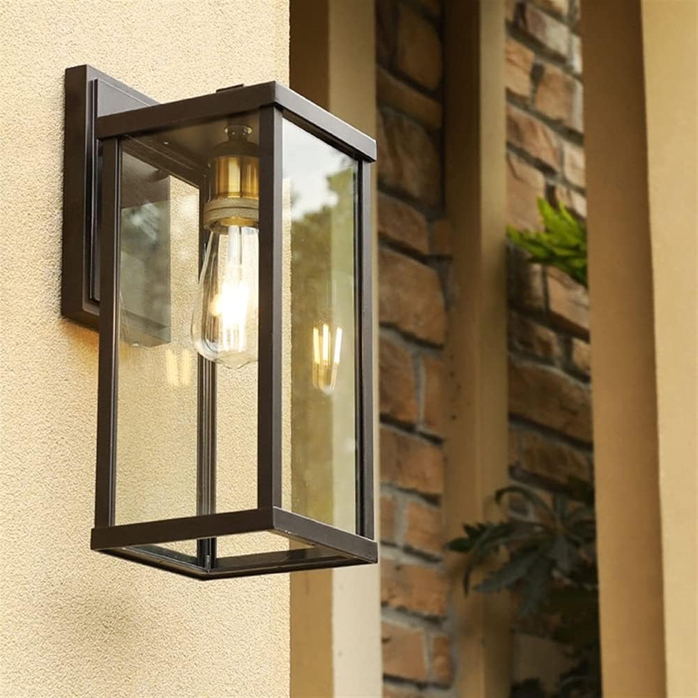 Rechthoekige buitenlantaarn wandlamp