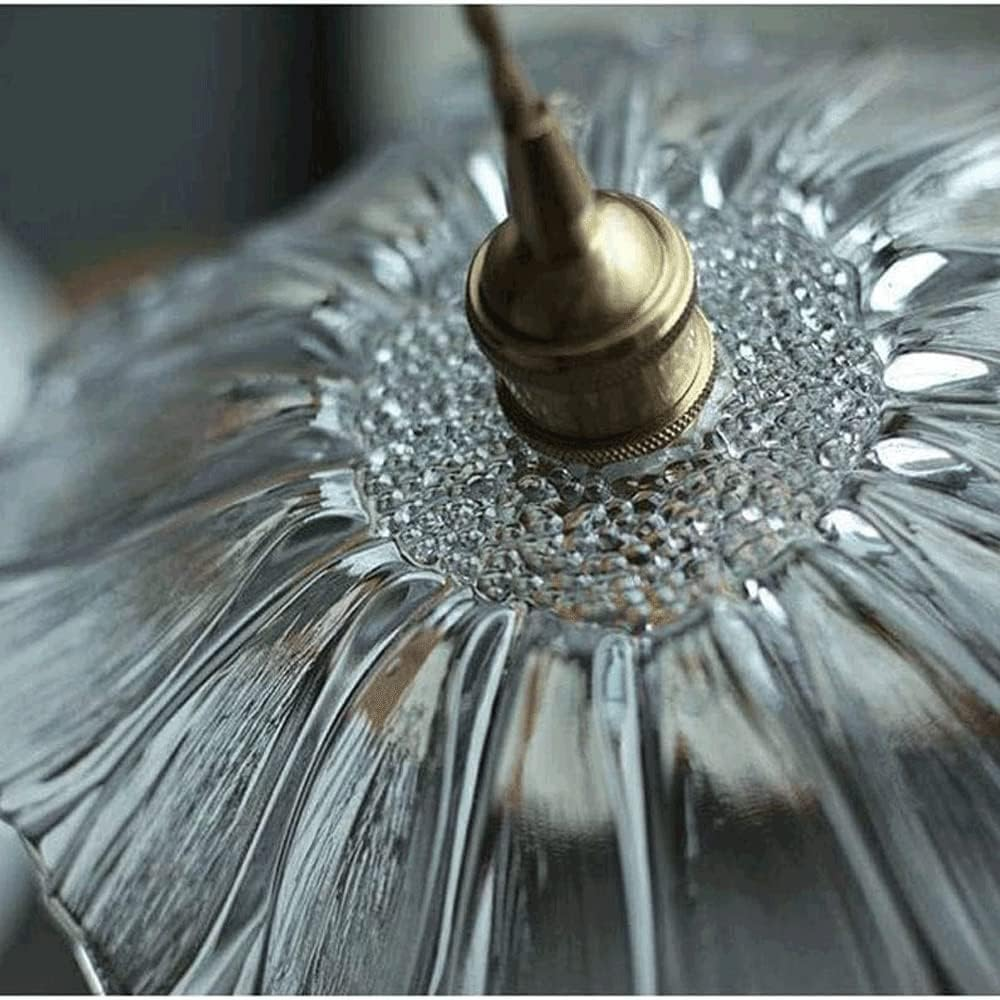 Retro Bloemen Glazen Hanglamp