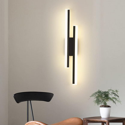 Lange acryl LED-wandlamp