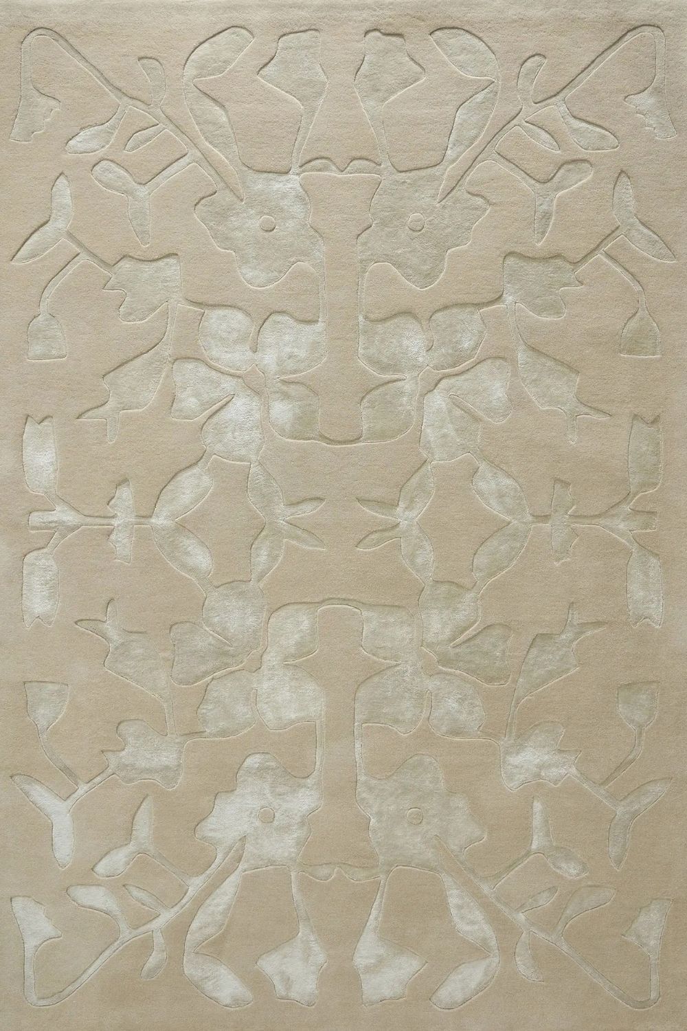 Bordeaux wollen vloerkleed voor woonkamer elegant