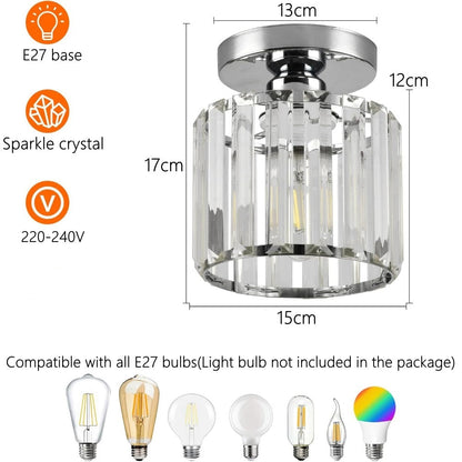 Strakke Zwarte Plafondlamp voor de Gang