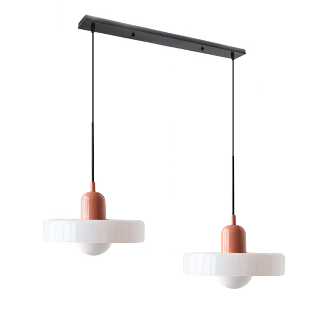 Bauhaus glas-in-lood hanglamp
