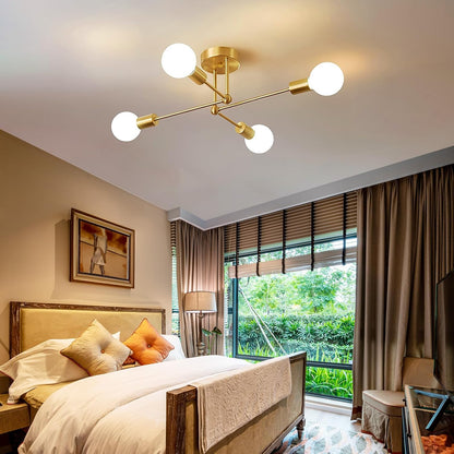 Gouden Cluster IJzeren Plafondlamp