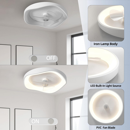 Moderne LED plafondventilator met licht