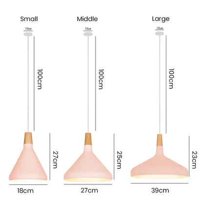 Macaron Houten Hanglamp