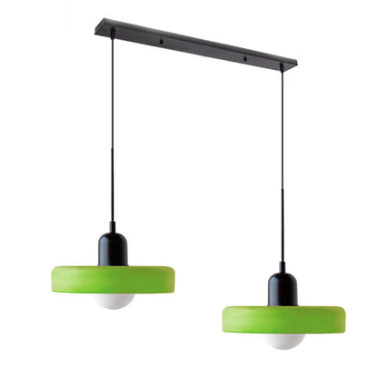 Bauhaus glas-in-lood hanglamp