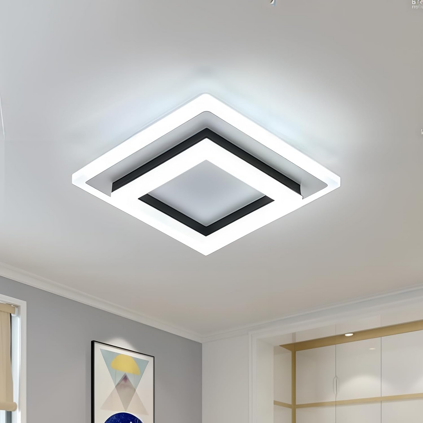 Vierkante LED-plafondlamp