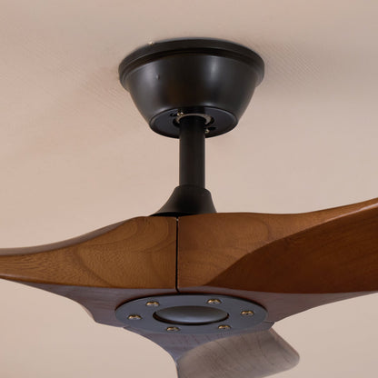 Moderne houten plafondventilator