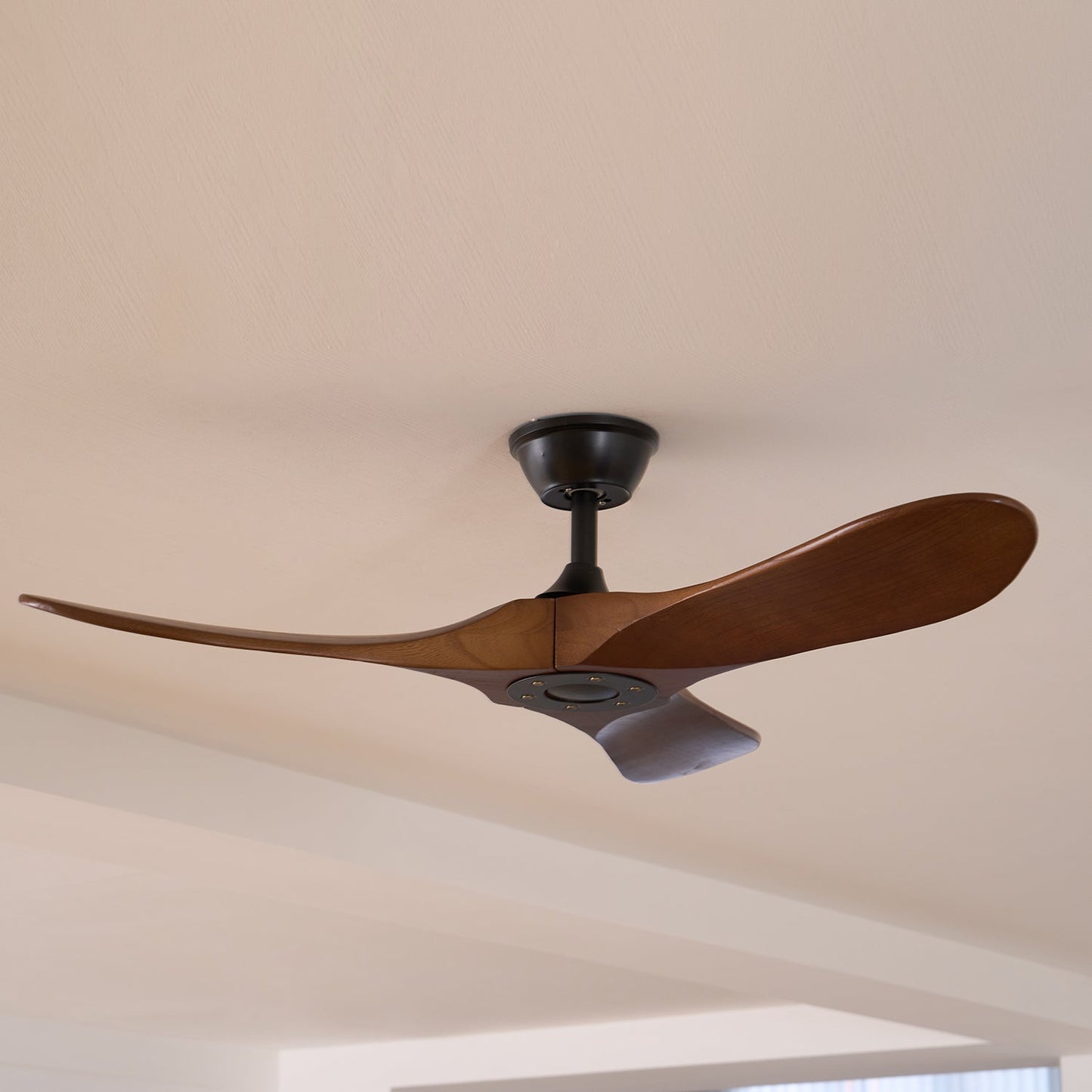 Moderne houten plafondventilator