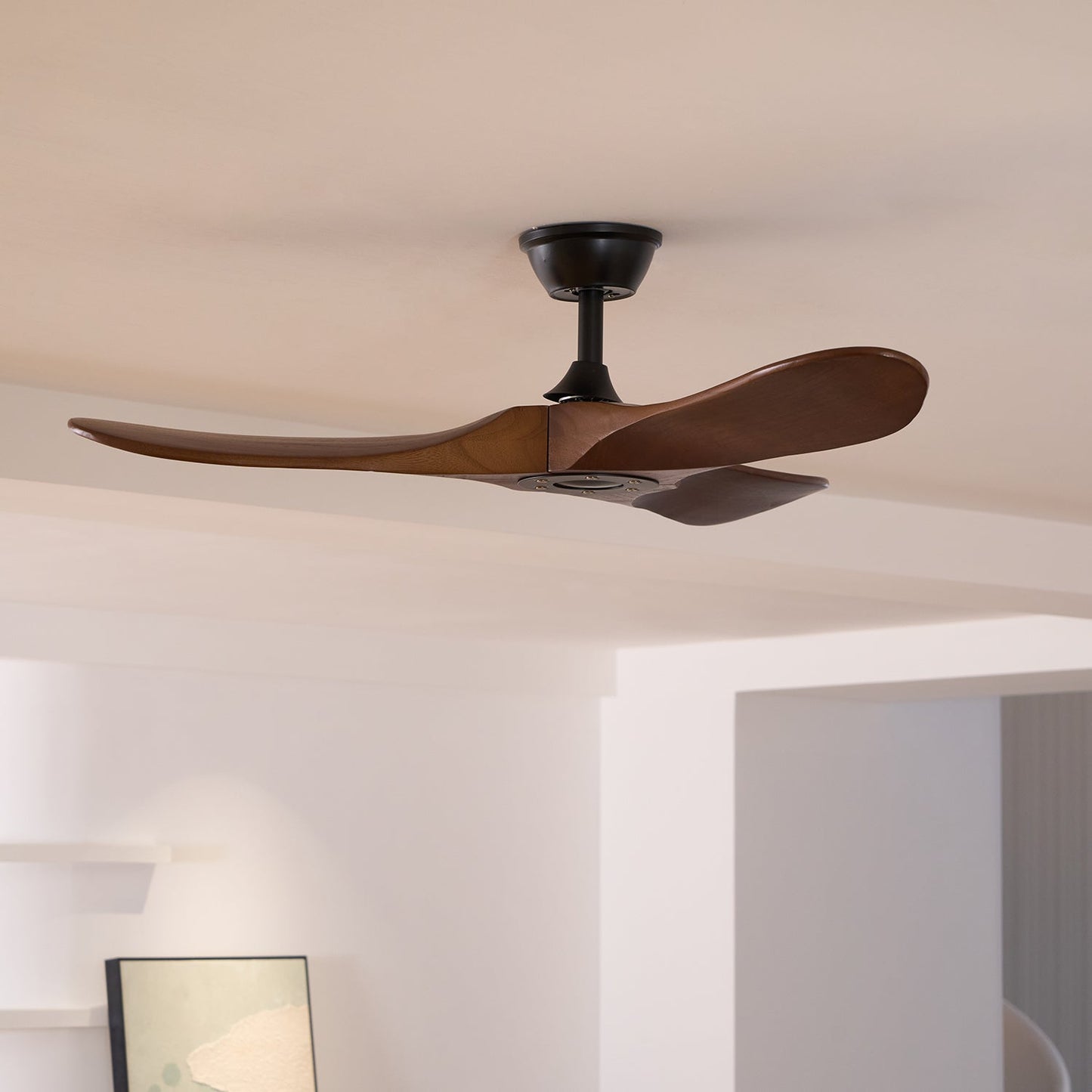 Moderne houten plafondventilator
