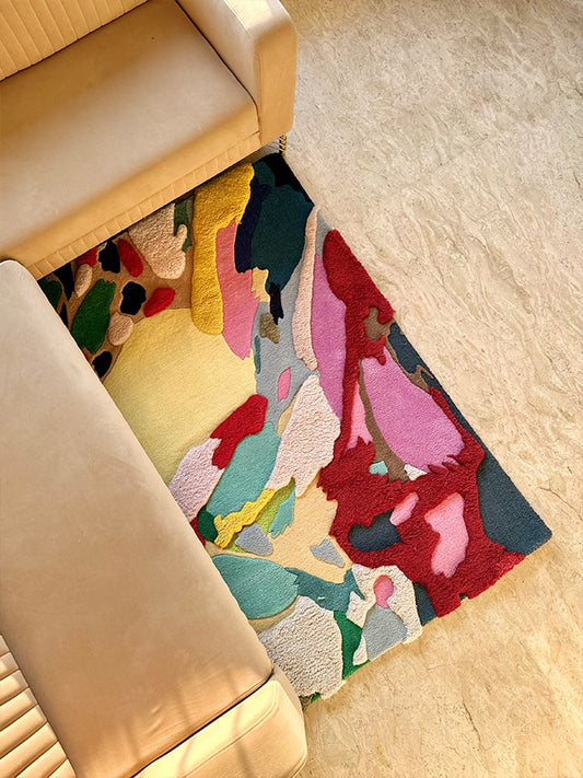 Modern wollen tapijt