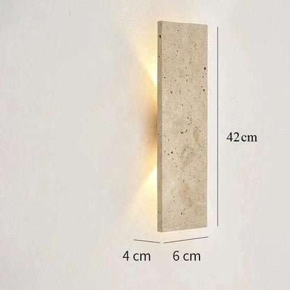 Natuurlijke steen LED buitenmuurlamp