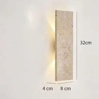 Natuurlijke steen LED buitenmuurlamp
