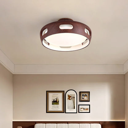 Nordische bladvrije LED plafondventilator met licht