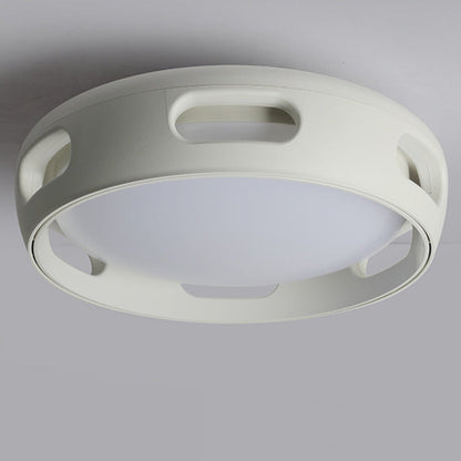 Nordische bladvrije LED plafondventilator met licht