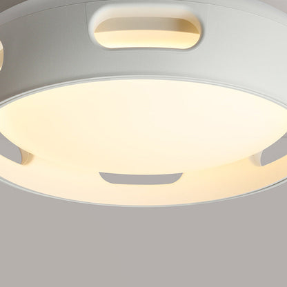 Nordische bladvrije LED plafondventilator met licht