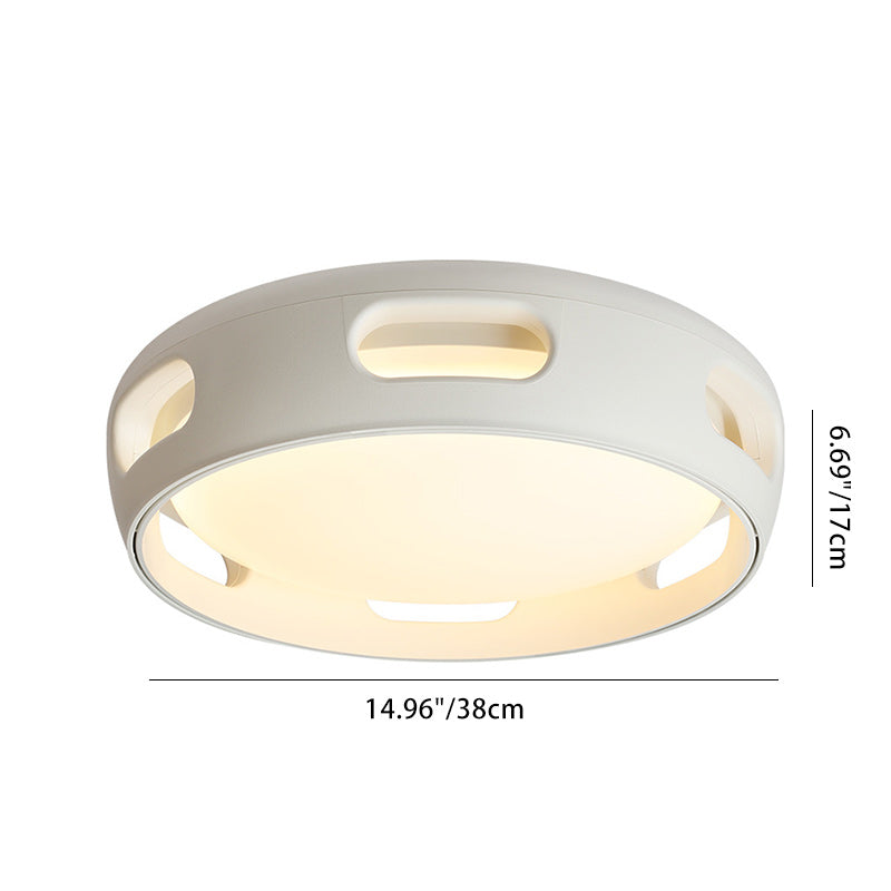Nordische bladvrije LED plafondventilator met licht