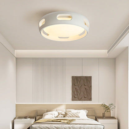Nordische bladvrije LED plafondventilator met licht
