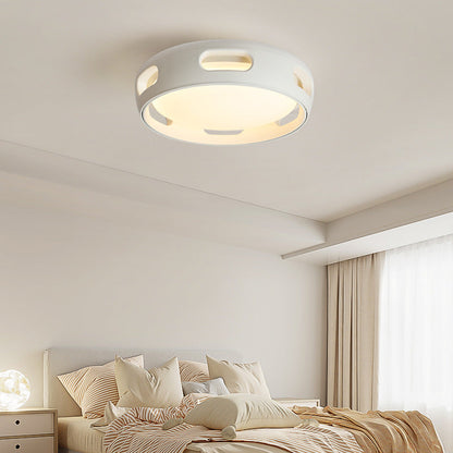 Nordische bladvrije LED plafondventilator met licht