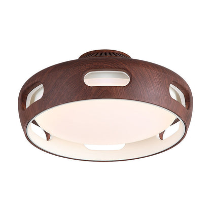 Nordische bladvrije LED plafondventilator met licht