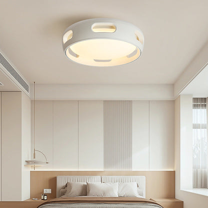 Nordische bladvrije LED plafondventilator met licht