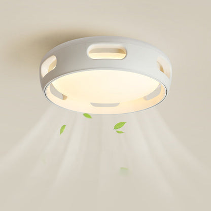 Nordische bladvrije LED plafondventilator met licht