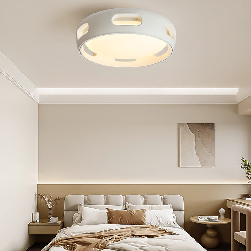 Nordische bladvrije LED plafondventilator met licht