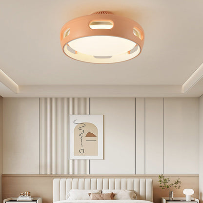 Nordische bladvrije LED plafondventilator met licht