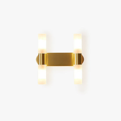 Moderne gouden led-wandlamp