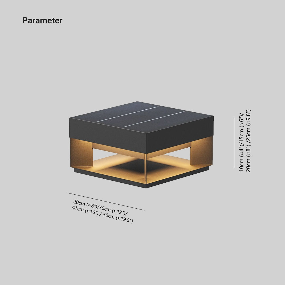 Solar Cube buitenpaallamp