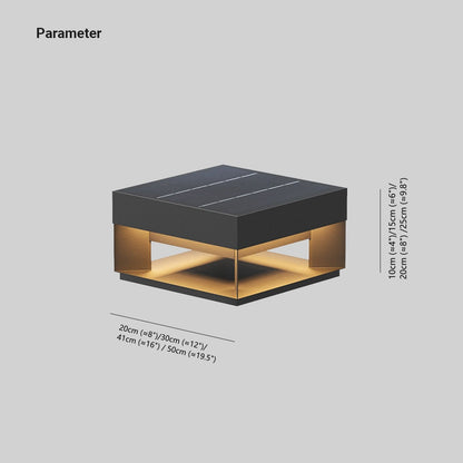 Solar Cube buitenpaallamp