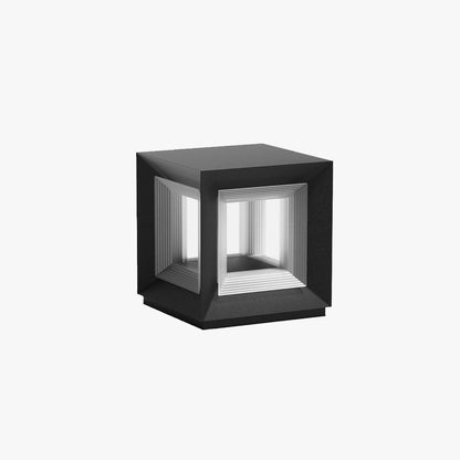 Moderne LED kubus buitenpaalverlichting