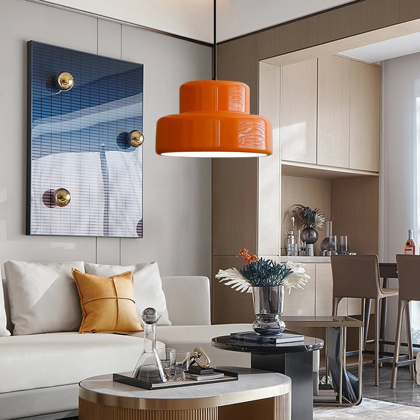 Bauhaus Oranje Hanglamp