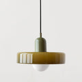 Kleurrijke Bauhaus glazen hanglamp