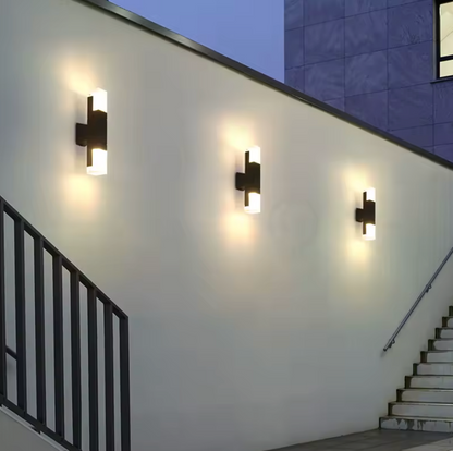 Slanke buitenmuurbeveiligingslamp