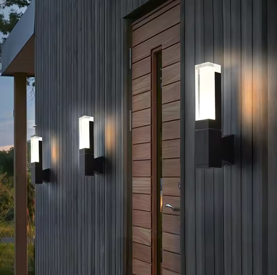 Slanke buitenmuurbeveiligingslamp