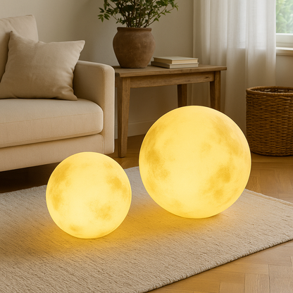 Zonne tuinlamp maansdesign